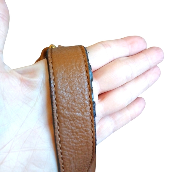 Michael Kors Brown Pebbled Leather Shoulder Bag - Picture 6 of 14